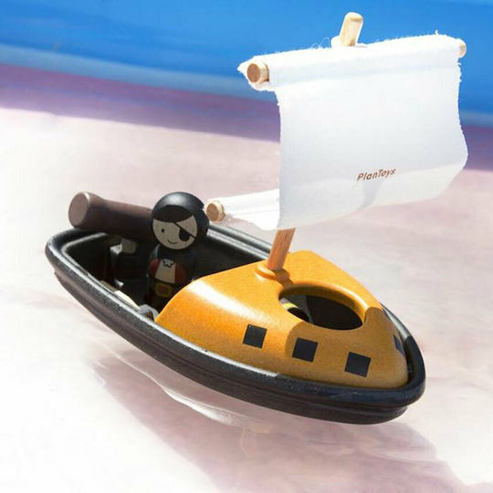 Plan Toys Pirate Bath Boat for 24++ Months
