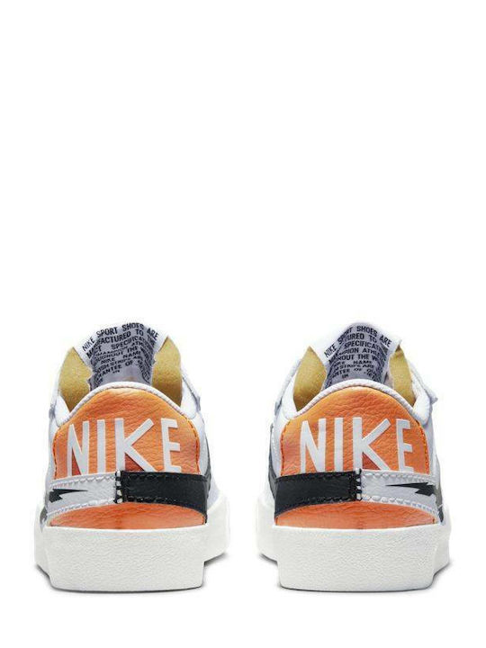 Blazer Low '77 Jumbo Sneakers White / Black Summit / Magma Orange