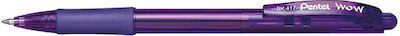 Pentel Feel It Pen Ballpoint 0.7mm with Purple Ink Purple