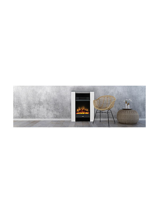 Dimplex Gisella Επιδαπέδιο Ηλεκτρικό Τζάκι 1500W 58x80cm Λευκό