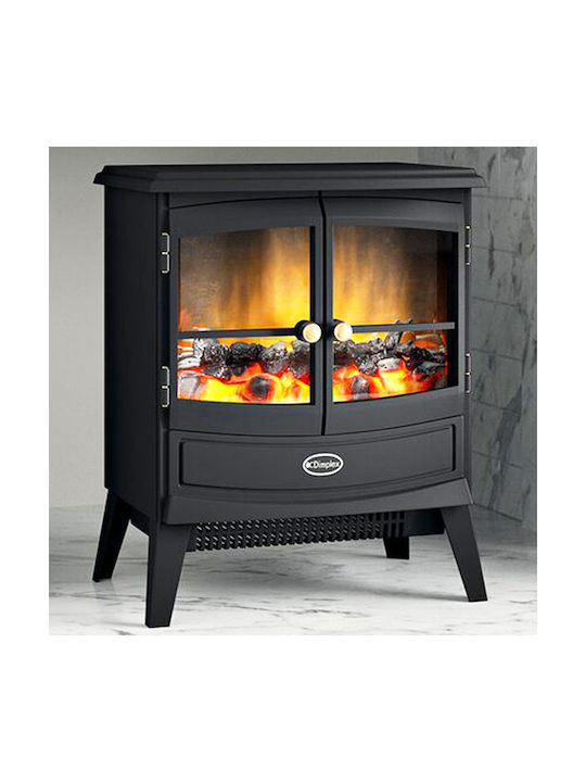Dimplex Stockbridge Επιδαπέδιο Ηλεκτρικό Τζάκι 2000W 48x62cm Μαύρο
