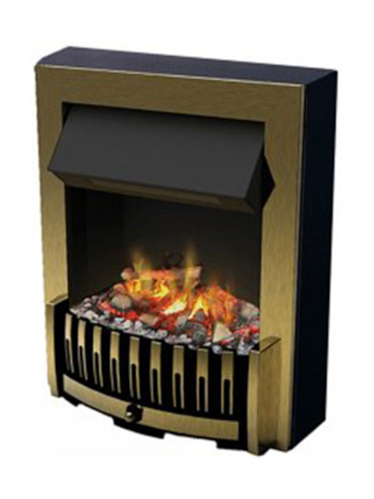 Dimplex Danville Brass Επιδαπέδιο Ηλεκτρικό Τζάκι 2000W 66x68cm Μπρούτζινο