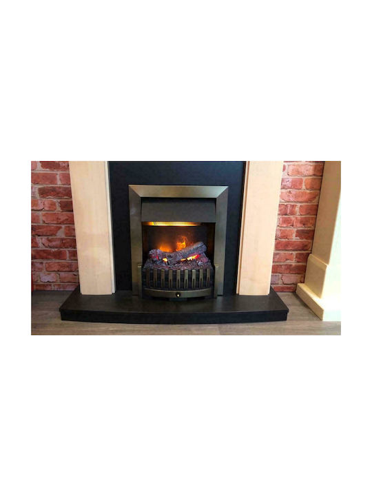 Dimplex Danville Brass Επιδαπέδιο Ηλεκτρικό Τζάκι 2000W 66x68cm Μπρούτζινο