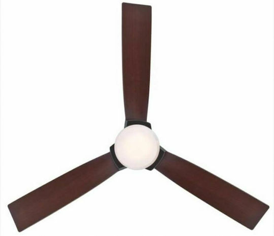 Westinghouse Evan Ανεμιστήρας Οροφής 132cm με Φως Καφέ / Μαύρος
