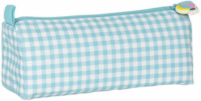 Blackfit8 Fabric Pencil Case Fly With Me with 1 Compartment Light Blue