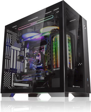 Raijintek Paean Mini Gaming Mini Tower Κουτί Υπολογιστή με Πλαϊνό Παράθυρο Μαύρο