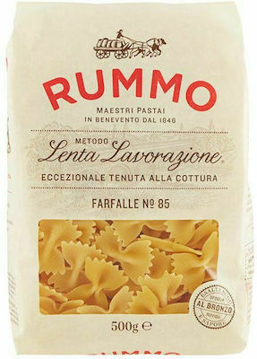 Rummo Farfalle Farfalle No85 500Traduceți în limba română următoarea unitate de specificațiipentru un site de comerț electronic în categoria 'Paste'.Răspundeți doar cu traducerea.gr 1buc