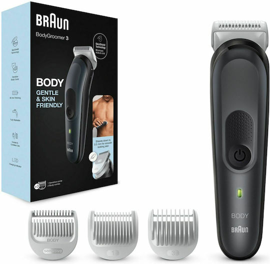 Braun BG3340 Ξυριστική Μηχανή Σώματος Επαναφορτιζόμενη