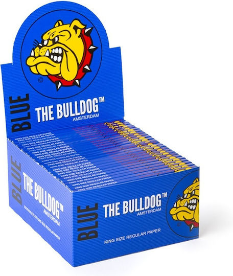 The Bulldog Amsterdam Blue Листчета за свиване на цигари Slim King Size 33 листове 1бр