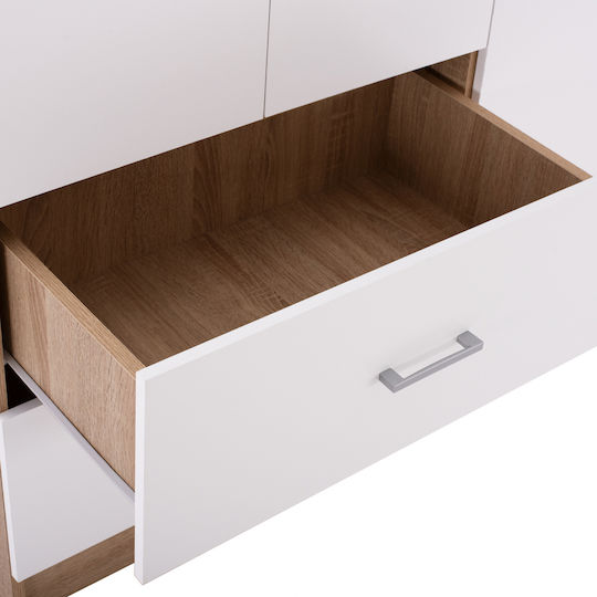 Vier Türen Kleiderschrank Blakely Sonama - White 120x42.5x180.5cm