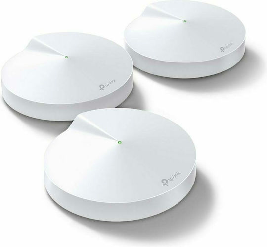 TP-LINK Deco M5 v3.20 WiFi Mesh Network Access Point Wi‑Fi 5 Dual Band (2.4 & 5GHz) in Triple KIt