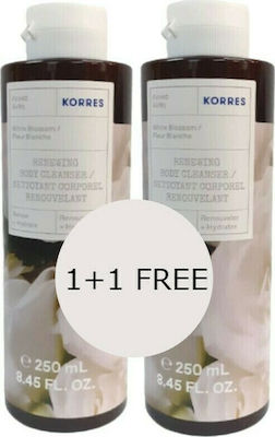 Korres White Blossom Bubble Βath 2x250ml