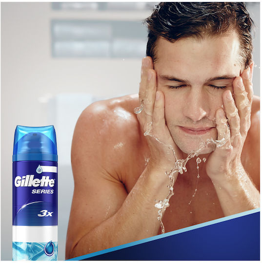 Gillette Sensitive Cool Gel Ξυρίσματος 200ml