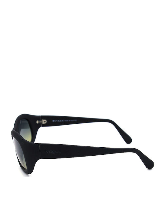 Vogue Women's Sunglasses with Black Plastic Frame and Yellow Gradient Lens VO2228-S W44S16