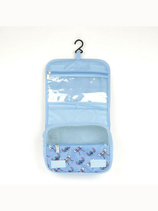 Toiletry Bag Stitch in Blue color 25cm