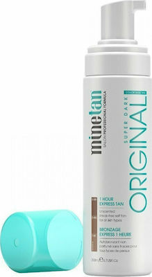 MineTan BodySkin Auto-bronzant Mousse Corp Foarte întunecat 200ml