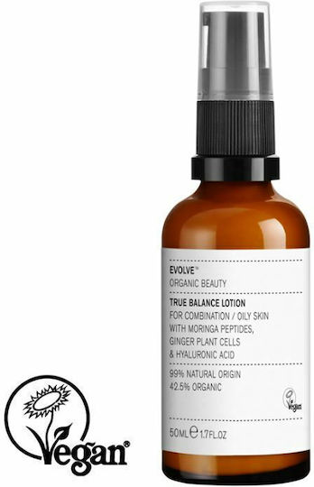 Evolve Beauty True Balance Cremă de față Hidratantă Loțiune cu Acid Hialuronic 50ml
