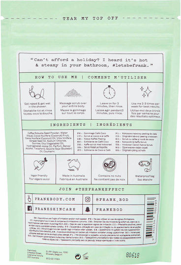 Frank Body Coconut Coffee Scrub Corporal