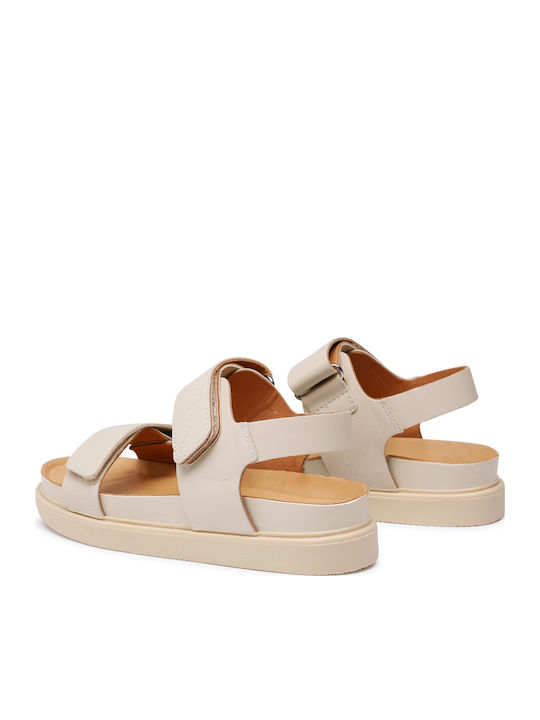Erin Γυναικεία Σανδάλια Flatforms Off White