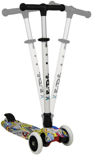 Bebe Stars Παιδικό Πατίνι X-Ride Τρίτροχο για 3+ Ετών Πολύχρωμο