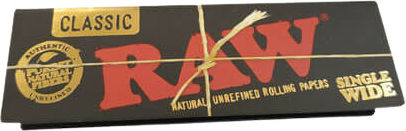 Raw Classic Black Zigarettenpapier 60 Blätter 1Stück