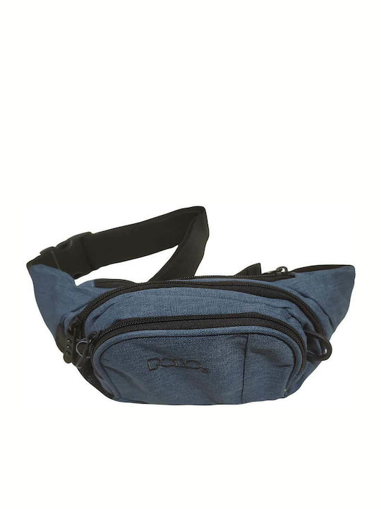 Simple Waist Bag Blue