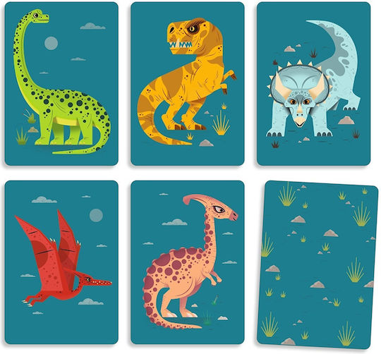 Board Game Dino Draft for 2-5 Players 6+ Years Old (FR) Djeco