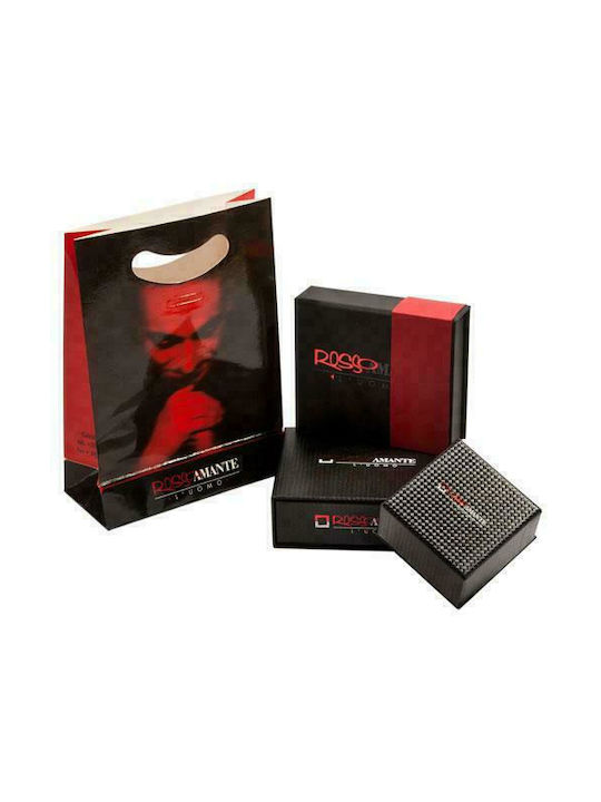 Rosso Amante Σταυρός Με Αλυσίδα από Ατσάλι