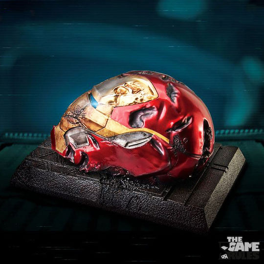Beast Kingdom Marvel: Iron Man Master Craft Statue Mark50 Helmet Battle Damaged Κράνος Ρέπλικα μήκους 25.3εκ.