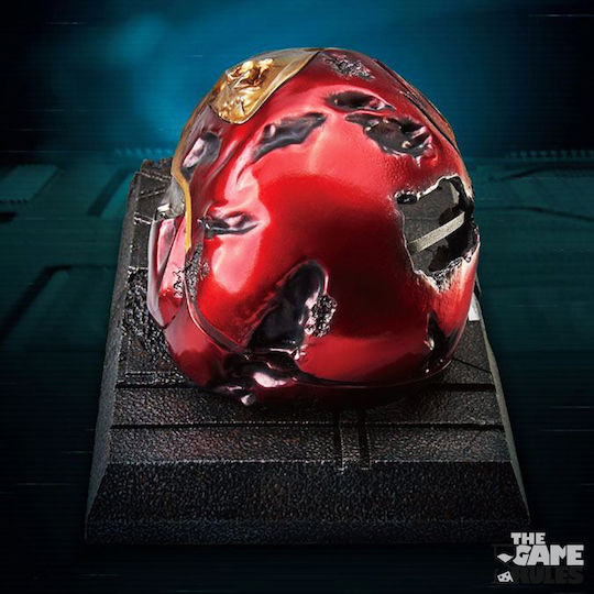 Beast Kingdom Marvel: Iron Man Master Craft Statue Mark50 Helmet Battle Damaged Κράνος Ρέπλικα μήκους 25.3εκ.