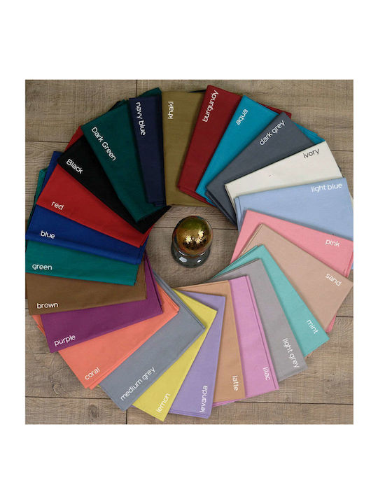 Cokitex Angel Σεντόνι Διπλό με Λάστιχο 150x200+25εκ. Black