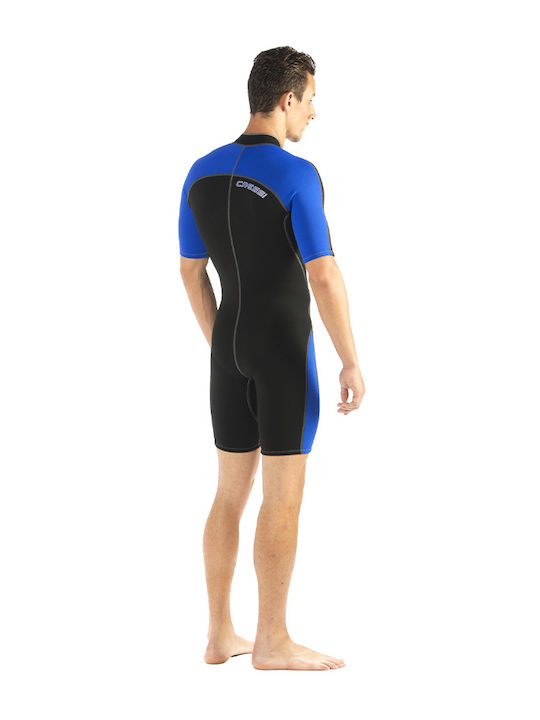 CressiSub Lido Playsuit Wetsuit Double Lined with Zip Black 2mm