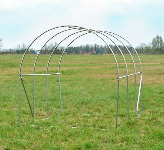 Outsunny Garden Greenhouse Tunnel with Metal Frame 4.5x2x2m