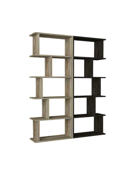 Bookcase Idra Brown 134x26x159cm
