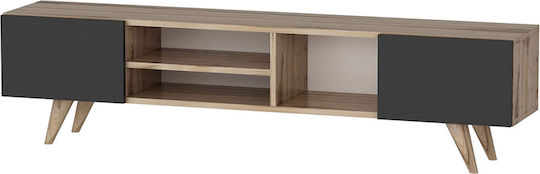 TV-Ständer Skopelos Karydia/Schwarz M160xT30xH40cm