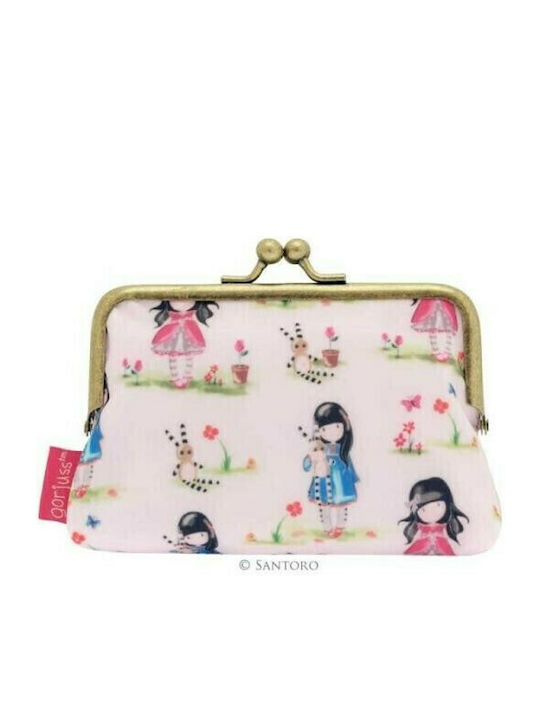 Santoro Kids Wallet with Coins with Clasp Pink