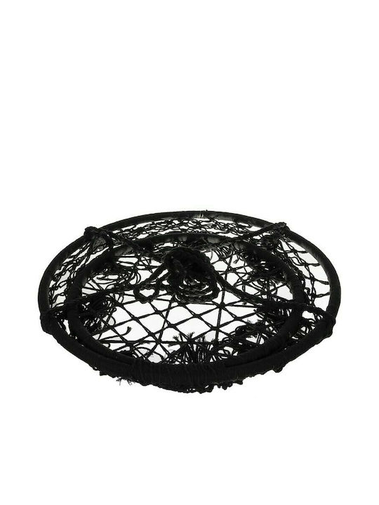 Fabric Swing Black with 120kg Maximum Weight Capacity L50.5xW53xH120cm