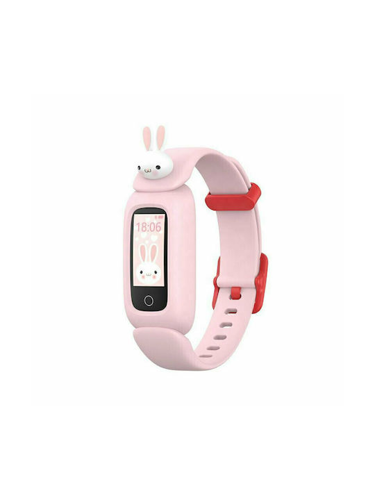 Havit Kids Smartwatch with Rubber/Plastic Strap Pink