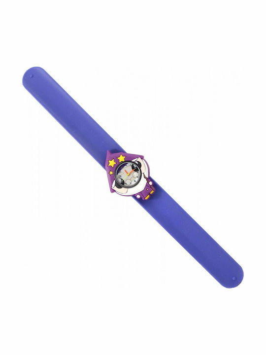 Wacky Watches Παιδικό Αναλογικό Ρολόι Wacky Μάγος Μωβ