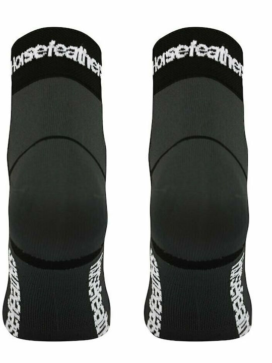 Horsefeathers Men's Monochrome Black Socks