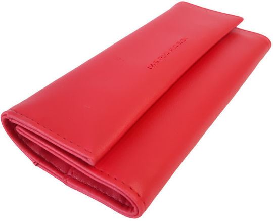 Mario Rossi Tobacco Pouch 12544 With Magnetic Clasp 16x8cm Red