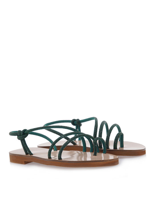 Exe Women's Flat Sandals Emerald