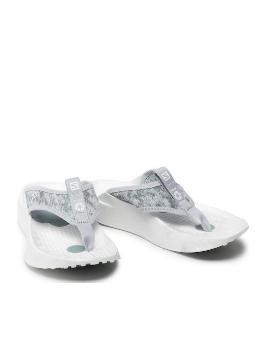 Index Break Frauen Flip Flops mit Plattform in Gray Farbe