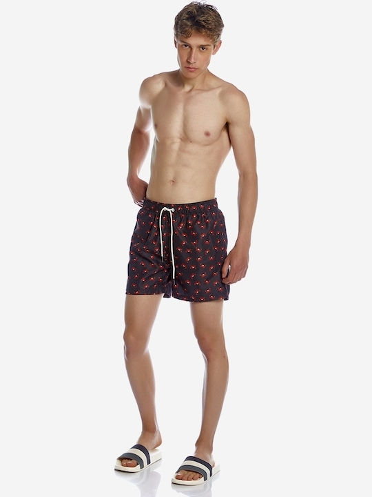 Men's Swimwear Shorts Black with Patterns