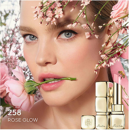 Guerlain KissKiss Bee Glow Lip Balm 258 Rose Glow 3.2gr