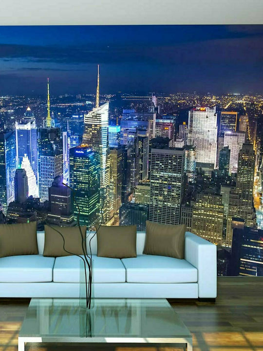 Fototapet de Perete 300x231cm Manhattan - Night Tesatura