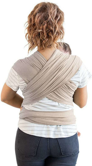 Moby Marsupiu Wrap Elements cu Greutate Maximă 15kg Taupe
