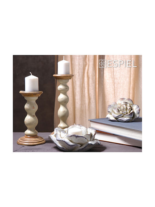 Espiel Decorative Flower made of Concrete 16x14x10.5cm 1pcs