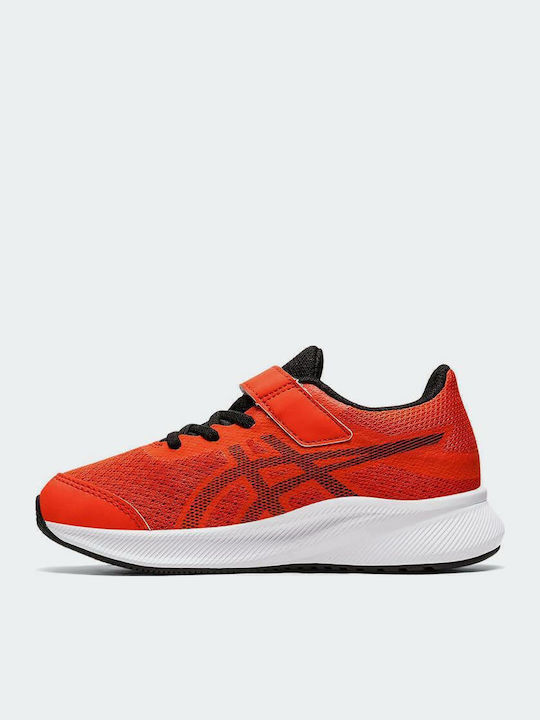 Patriot 13 Kids Sports Shoes Running with Hoop & Loop Closure Orange