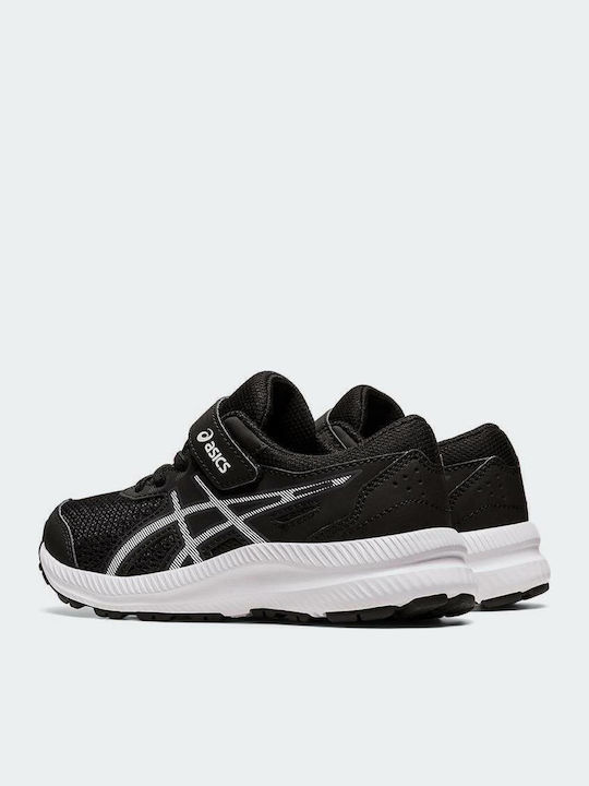 Contend 8 Kids Sports Shoes Running with Hoop & Loop Closure Black